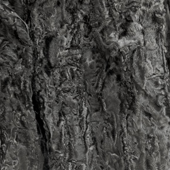 VTG 90's Authentic Astrakhan Lamb Fur Coat - Picture 3 of 11